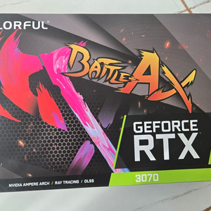 COLORFUL RTX 3070 그래픽카드