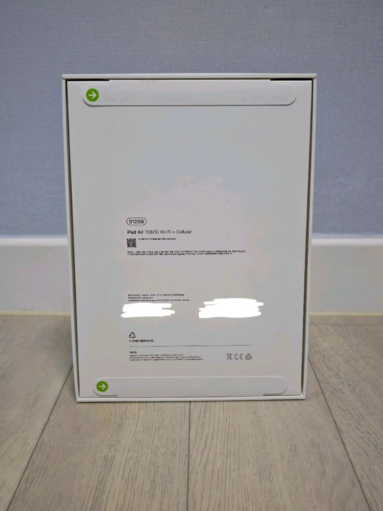 애플 아이패드 에어 11 M3 512GB 셀룰러 퍼플 미개봉 새제품--1