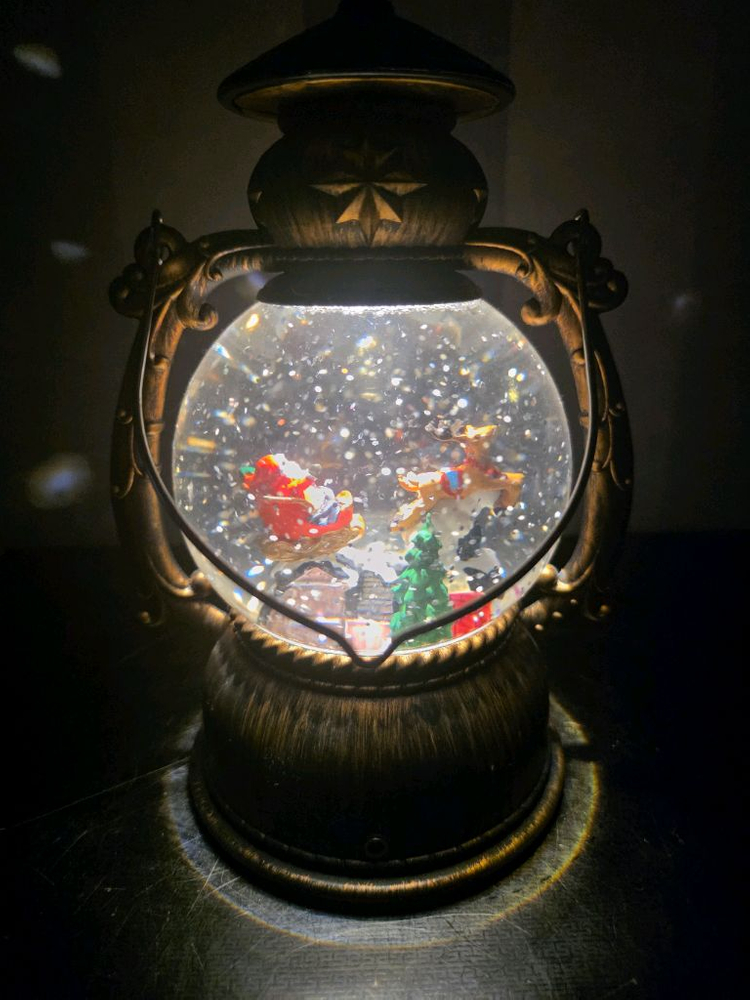 산타 오르골 무드등 (음악 재생) 인테리어 소품 팝니다!!--2