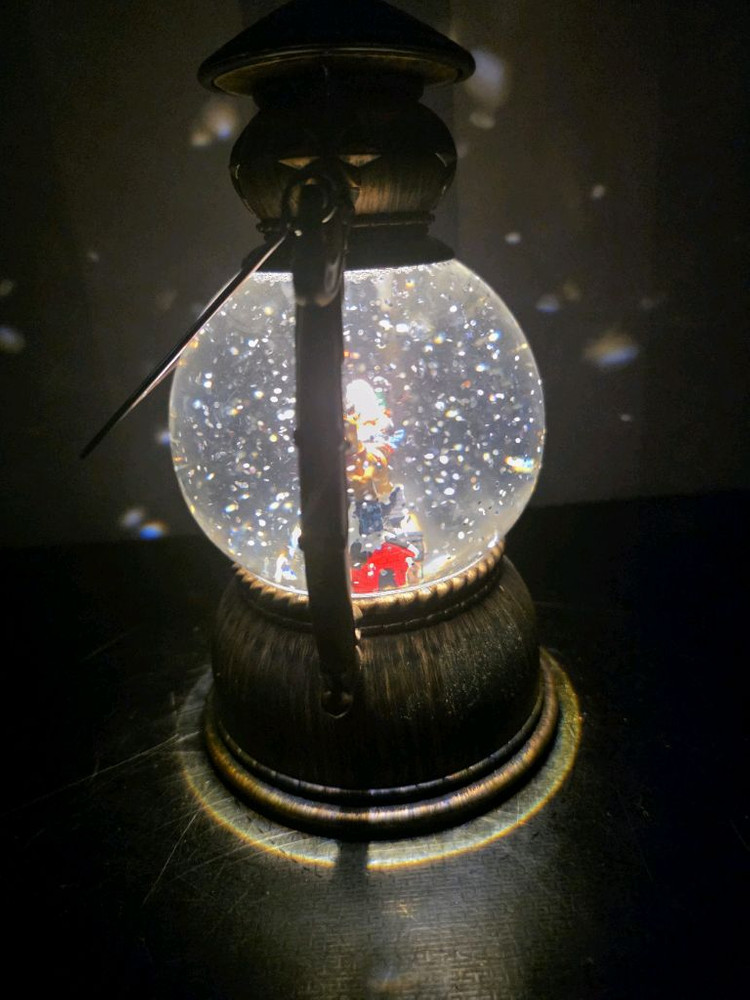 산타 오르골 무드등 (음악 재생) 인테리어 소품 팝니다!!--3