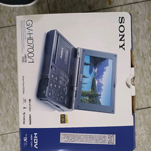 소니 GV-HD700 HD 포터블 데크Full HD 새제품사무실에서 구매만 해두고 사용 한 번도 안 한 완전 새제품