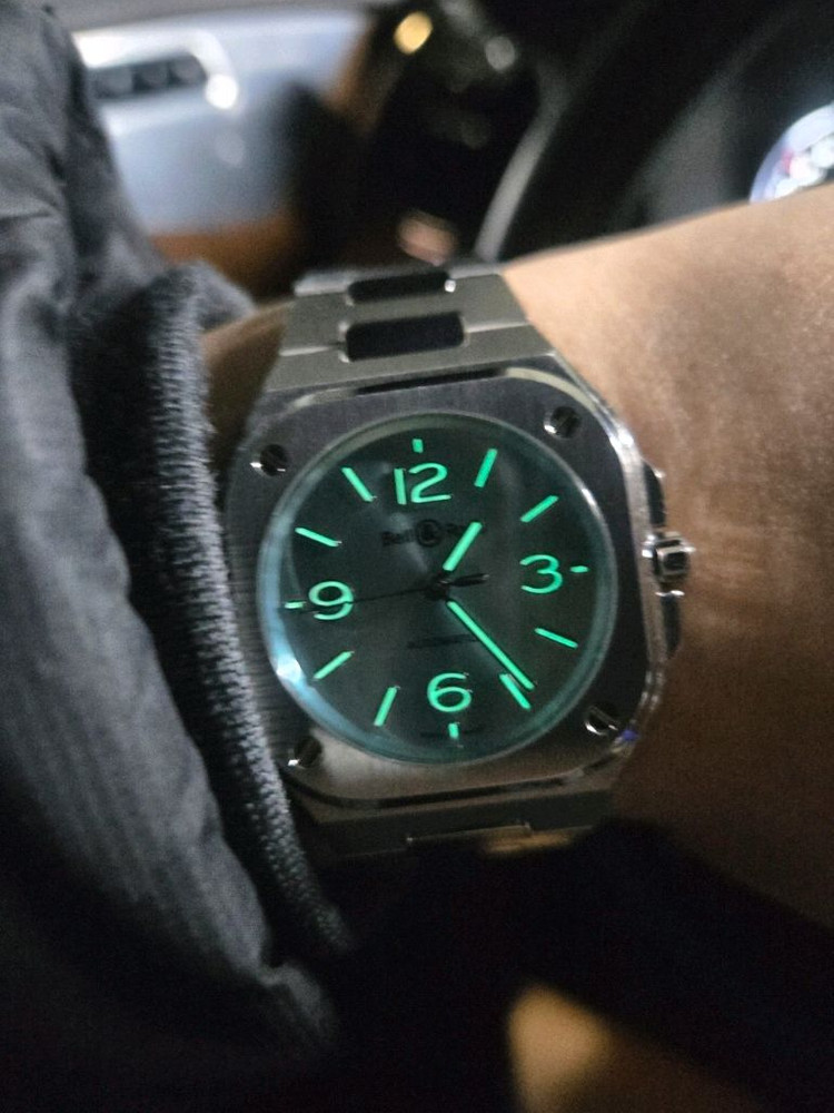 벨앤로스 BR-05 36mm 아이스 블루 스틸--2