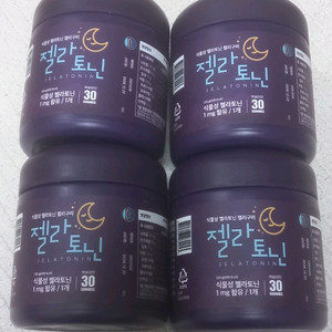 젤라토닌 식물성 멜라 토닌 30개입 x 4통 팝니다