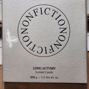 논픽션 롱 어텀 향초