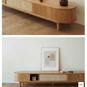 우디크 밀크 거실장