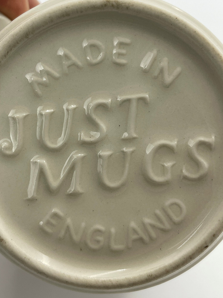 영국 빈티지 JUST MUGS 머그컵 .298--4