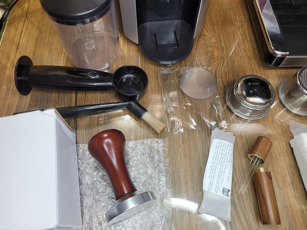 MR바리스타+러셀홉스 홈카페 에스프레소머신 풀세트 그라인더 커피메이커 이미지