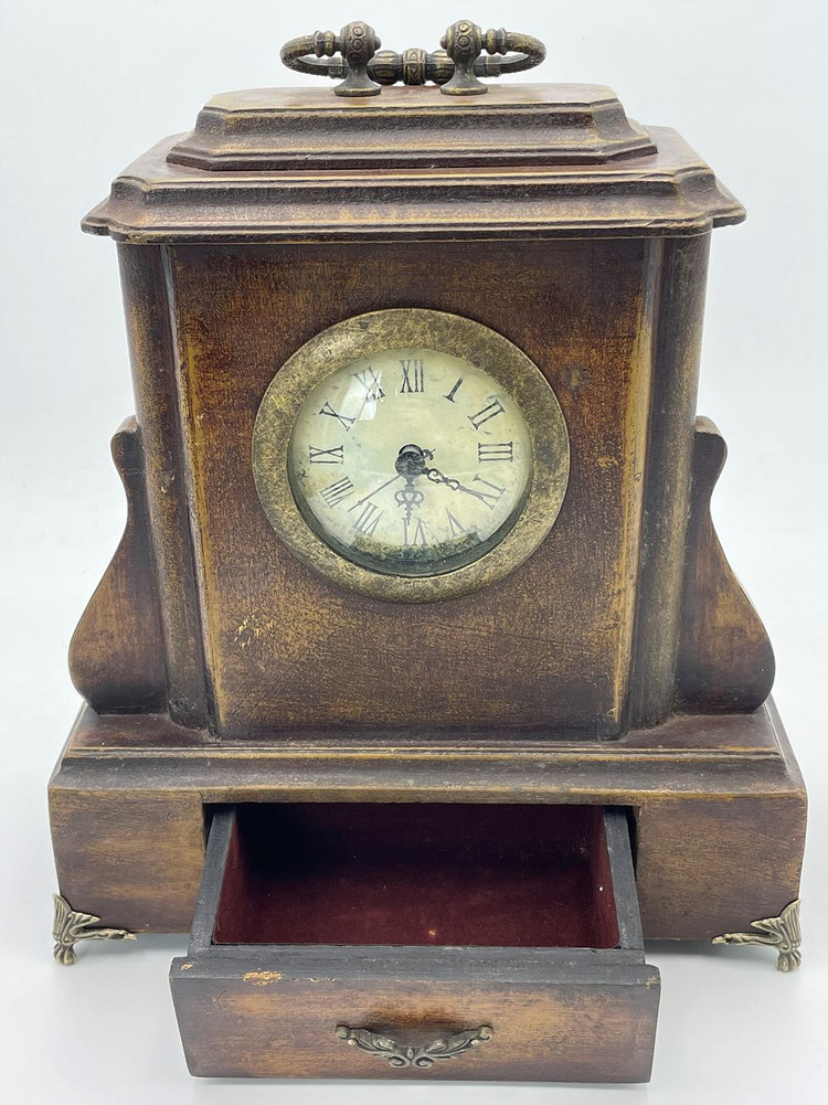 엔틱 빈티지 탁상서랍 시계 .315--1