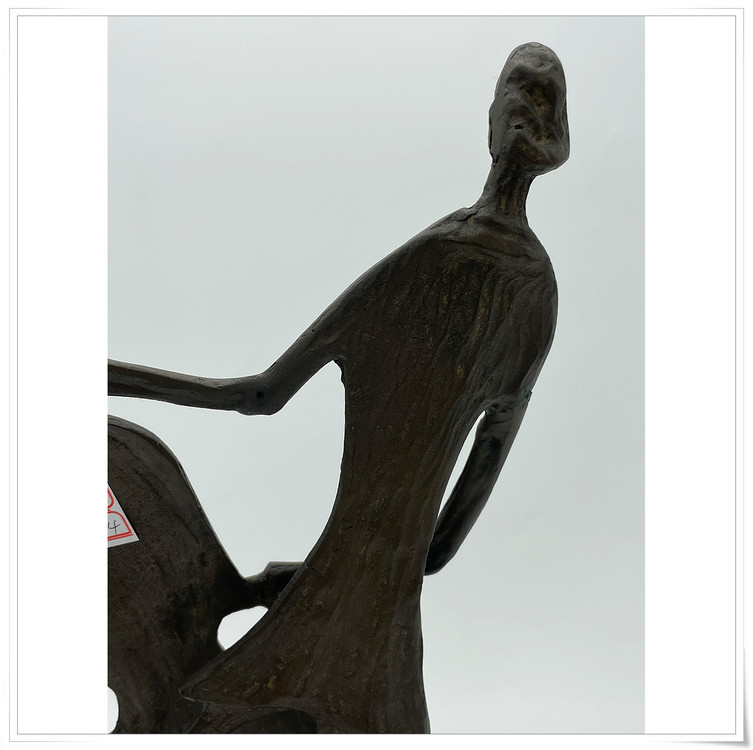 콘트라베이스 연주자 동상 조형물 오브제 .316--6