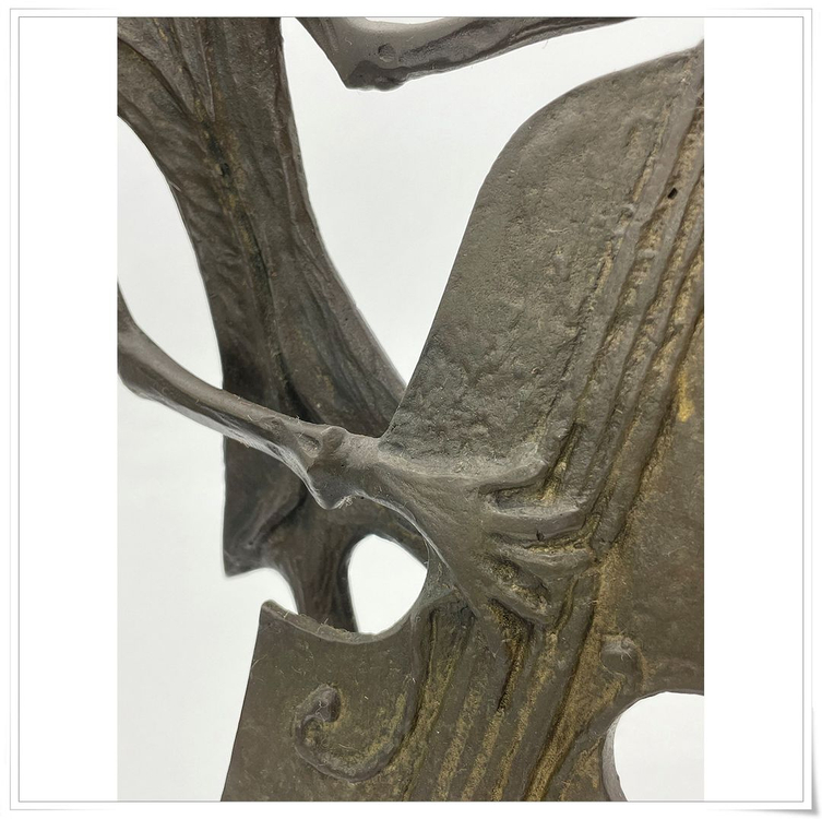 콘트라베이스 연주자 동상 조형물 오브제 .316--9