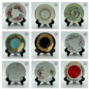 각종 수입 찻잔 소서들 단품 떨이 1~5