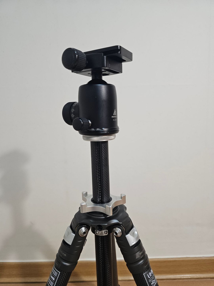 포토클램 PTC-1645M 마이스터 카본 삼각대(방수, 경량), 볼헤드, 삼각대케이스 포함--6
