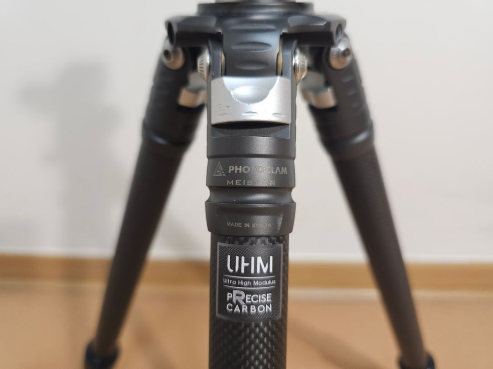 포토클램 PTC-1645M 마이스터 카본 삼각대(방수, 경량), 볼헤드, 삼각대케이스 포함--5