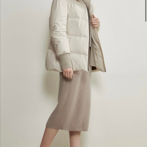 더캐시미어 구스 패딩(한섬 타임 마인 랑방 시스템)