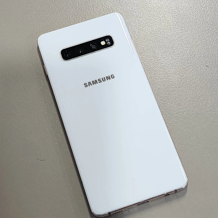 *7만원* 갤럭시 S10+ 세라믹 화이트 512GB 터치정상 파손폰 판매합니다 - 안심되는 중고거래