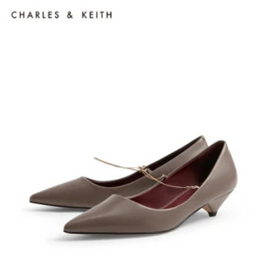 [새제품]찰스앤키스 메탈 체인 미드힐