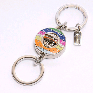 코치 키홀더 턴록 레거시 스트라이프 이미지