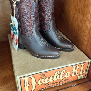 더블알엘 미니어쳐 플레인뷰 핸드 툴 레더 부츠 rrl 폴로