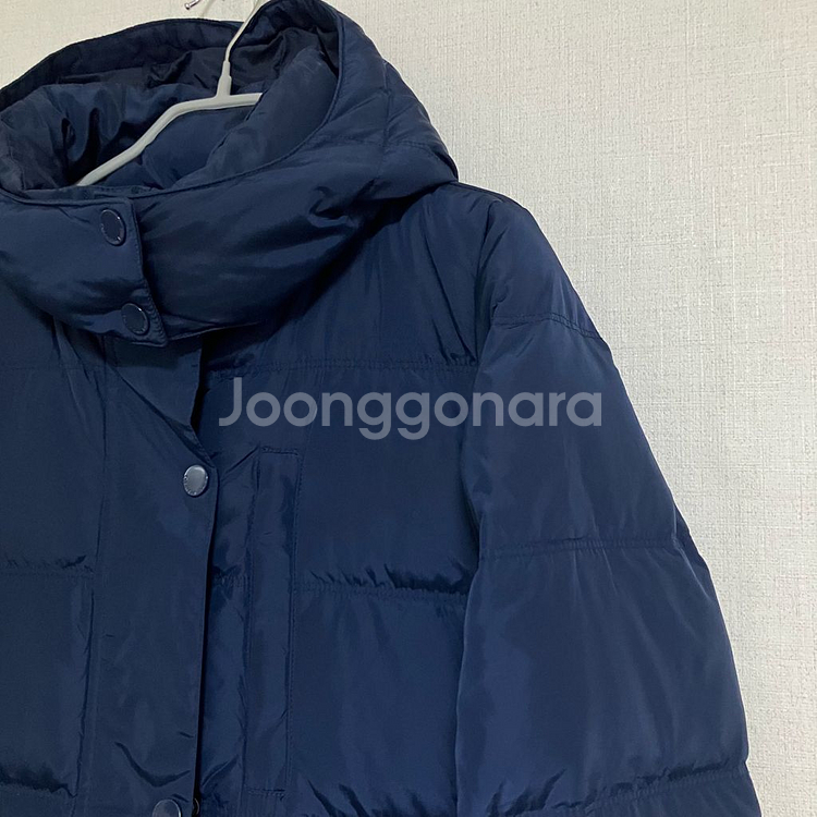 캘빈클라인 네이비 푸퍼 덕다운 패딩--1