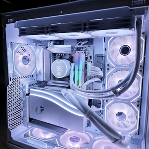 라이젠7 7800X3D RTX4080 고사양 화이트 감성본체