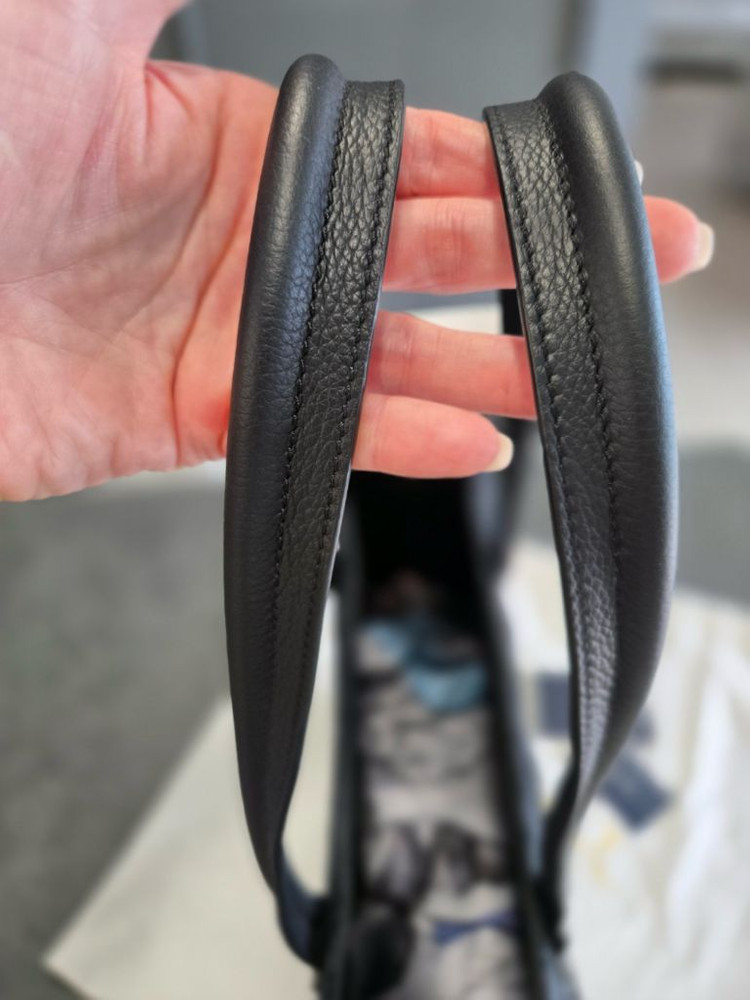 디올 오블리크 토트백 블랙--5