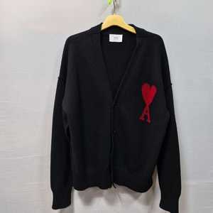 백화점판 23년 아미 빅 하트 가디건 오버핏 남성 XL 110