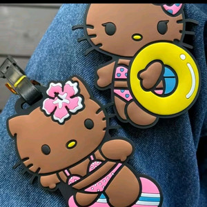 산리오 캐리어 네임택 러기지택 수하물택 태닝키티 한교동 새상품