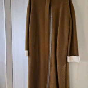 르베이지 스타일 가디건 코트 한섬 타임 랑방 더캐시미어