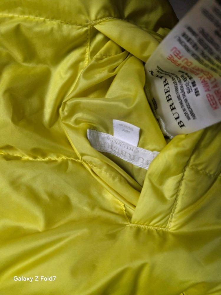 버버리양면조끼10y140cm--3