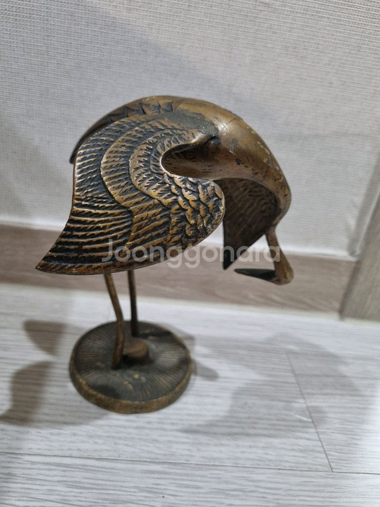 두루미 학 새 브론즈 발레리나 드럼치는사람 청동 장식품--4