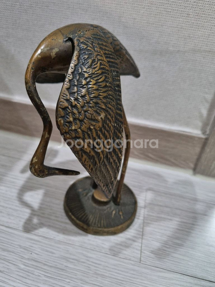 두루미 학 새 브론즈 발레리나 드럼치는사람 청동 장식품--5