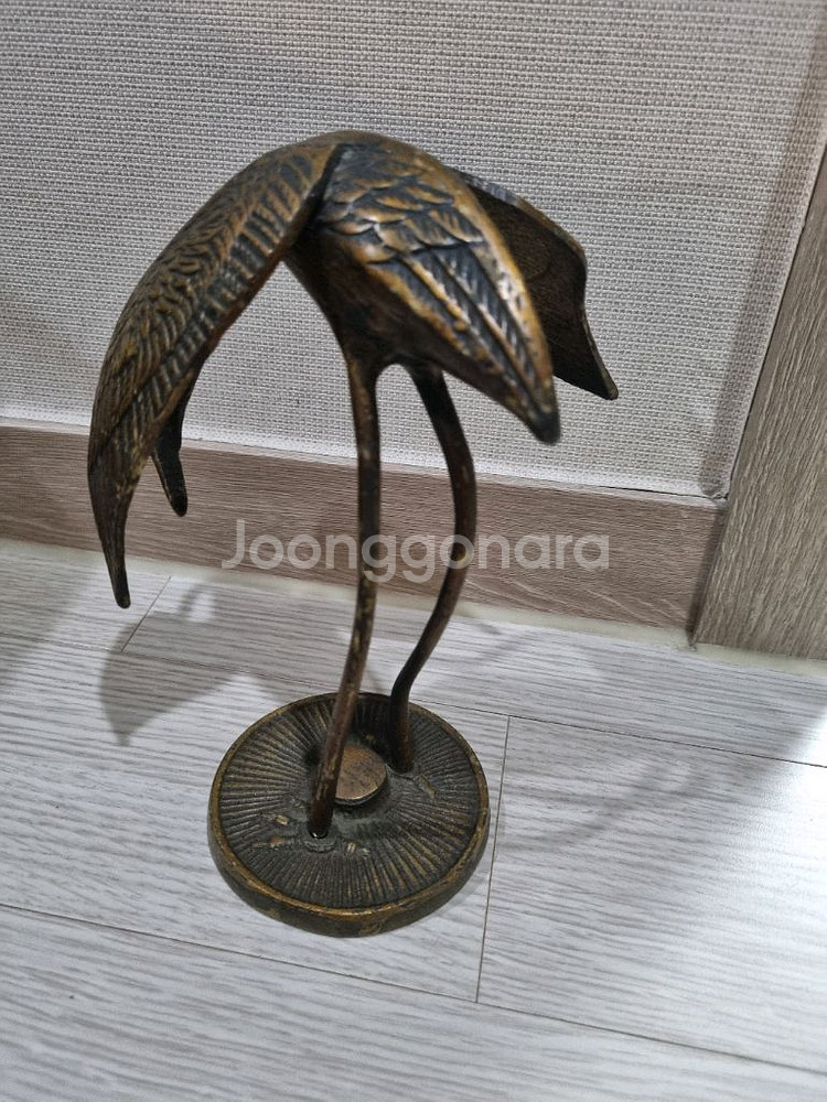 두루미 학 새 브론즈 발레리나 드럼치는사람 청동 장식품--6