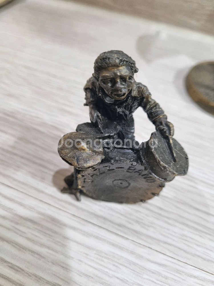 두루미 학 새 브론즈 발레리나 드럼치는사람 청동 장식품--7