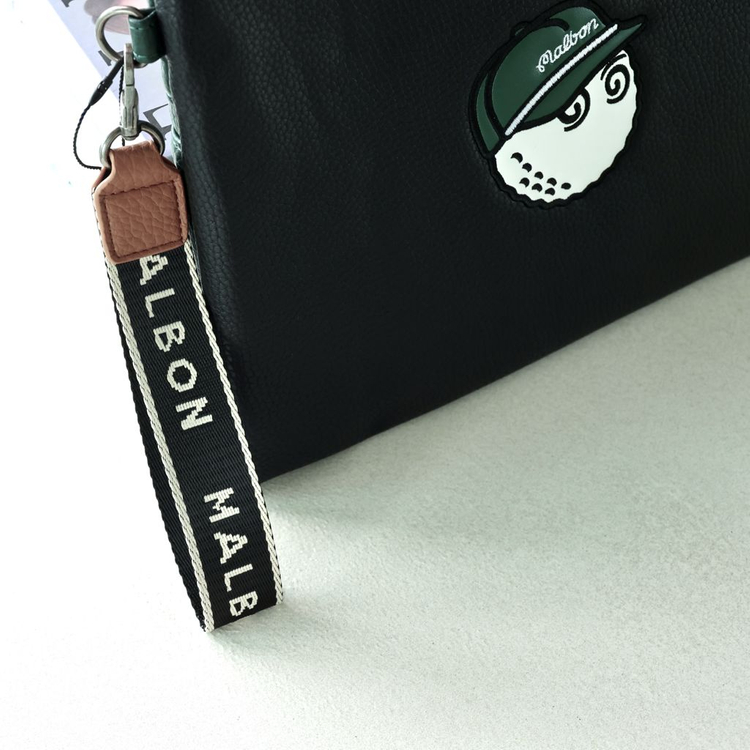 말본 블랙 골프가방 파우치백 클러치백 이미지