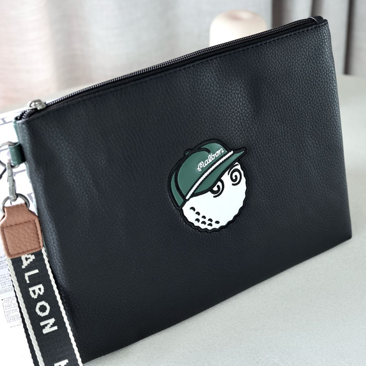 말본 블랙 골프가방 파우치백 클러치백 이미지