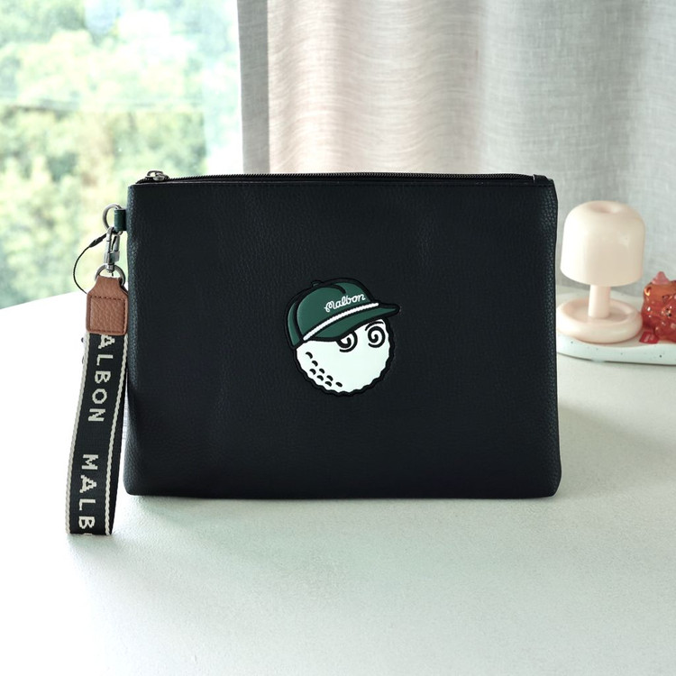 말본 블랙 골프가방 파우치백 클러치백 이미지