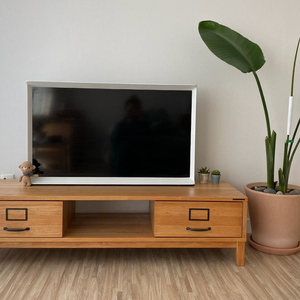 마켓엠 거실장 물푸레원목 에쉬원목