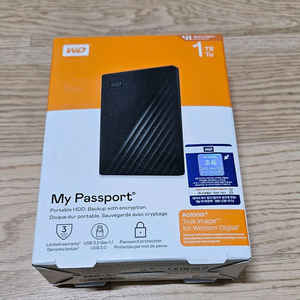 WD MY PASSPORT GEN3 1테라 외장하드