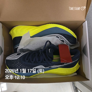 (풀박스, 새상품) 써코니 엔돌핀 프로4 네이비/시트론 290