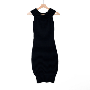 34] 샤넬 여성 클미 참 오프숄더 니트 드레스 원피스