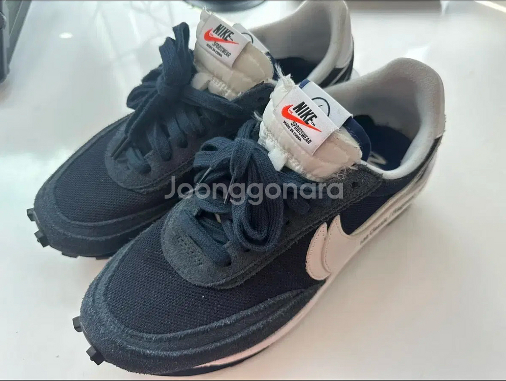 (270) 나이키 x 사카이 x 프라그먼트 LD와플 블랙큰드 블루--2
