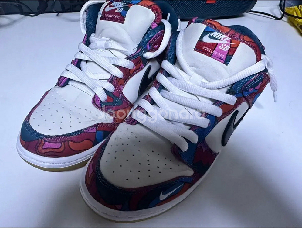 (270) 나이키 x 파라 SB 덩크 로우 프로 앱스태랙트 아트--3