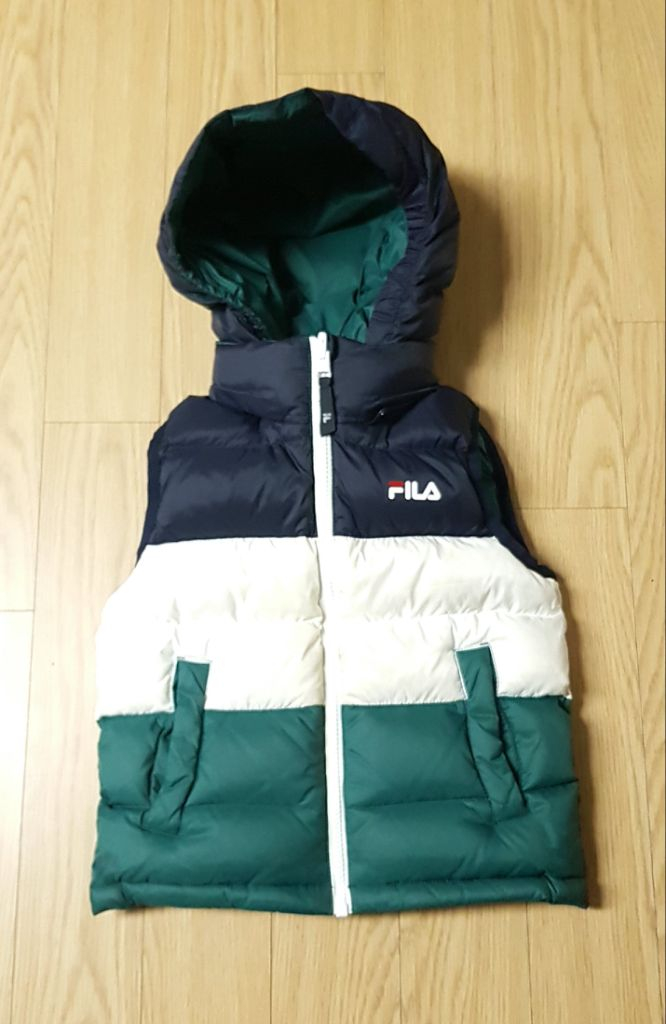 휠라키즈 비엘라 리버서블 다운 베스트, 양면조끼--1