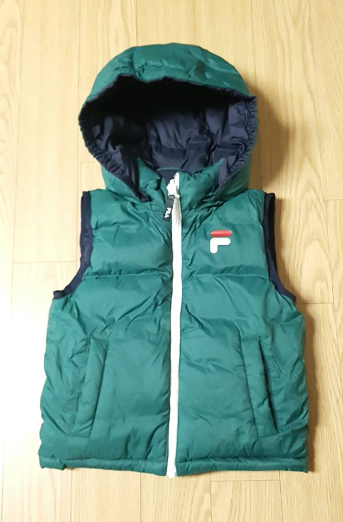 휠라키즈 비엘라 리버서블 다운 베스트, 양면조끼--3