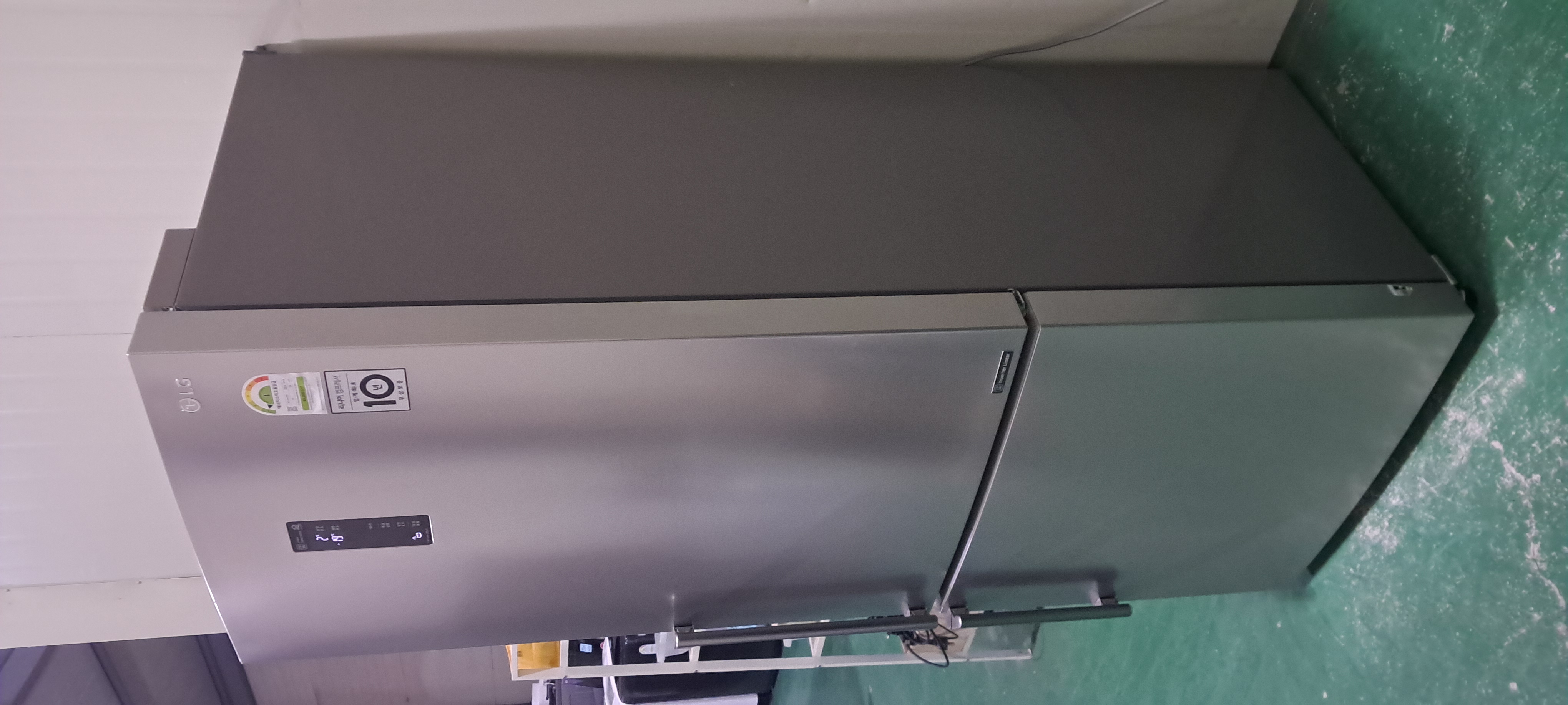 1599 엘지 452L 2도어냉장고(메탈)--2