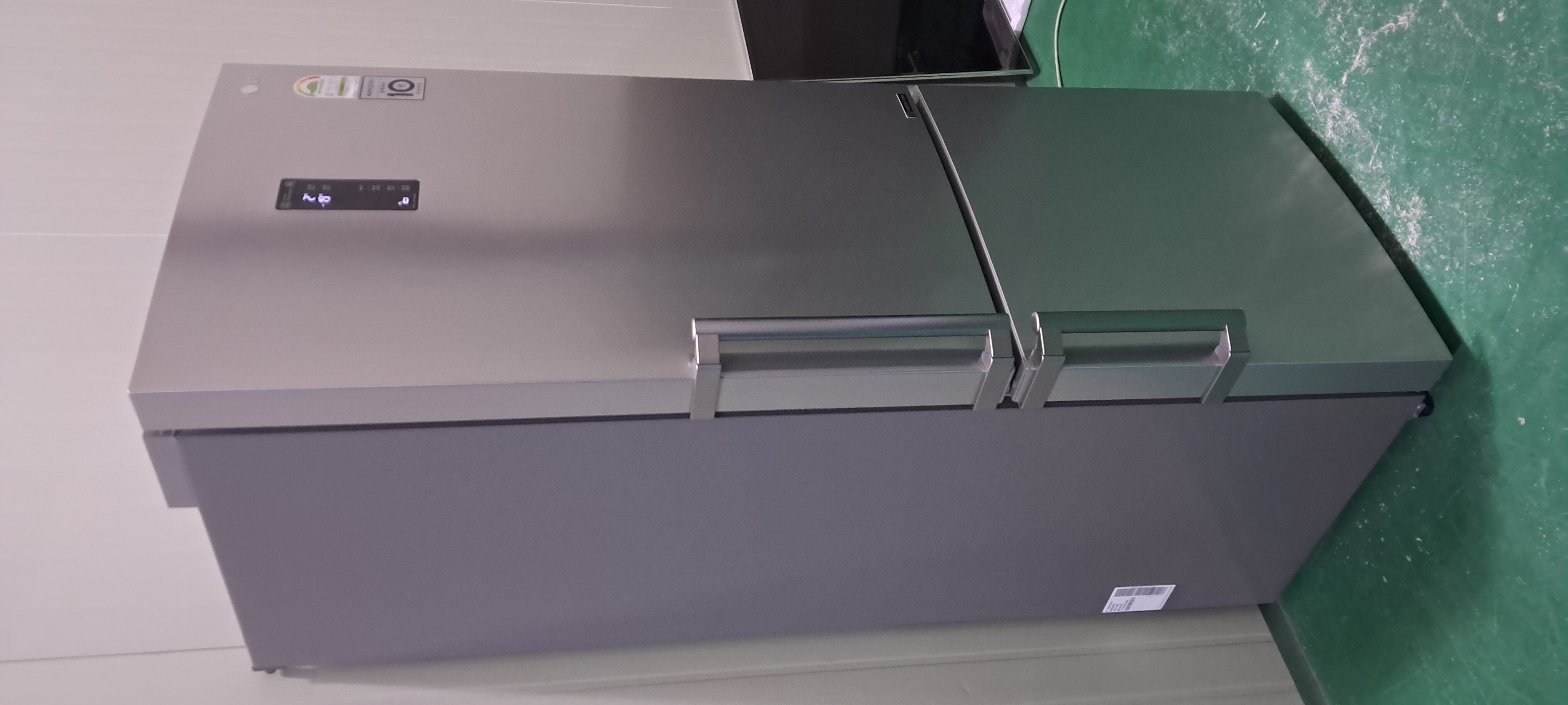 1599 엘지 452L 2도어냉장고(메탈)--1