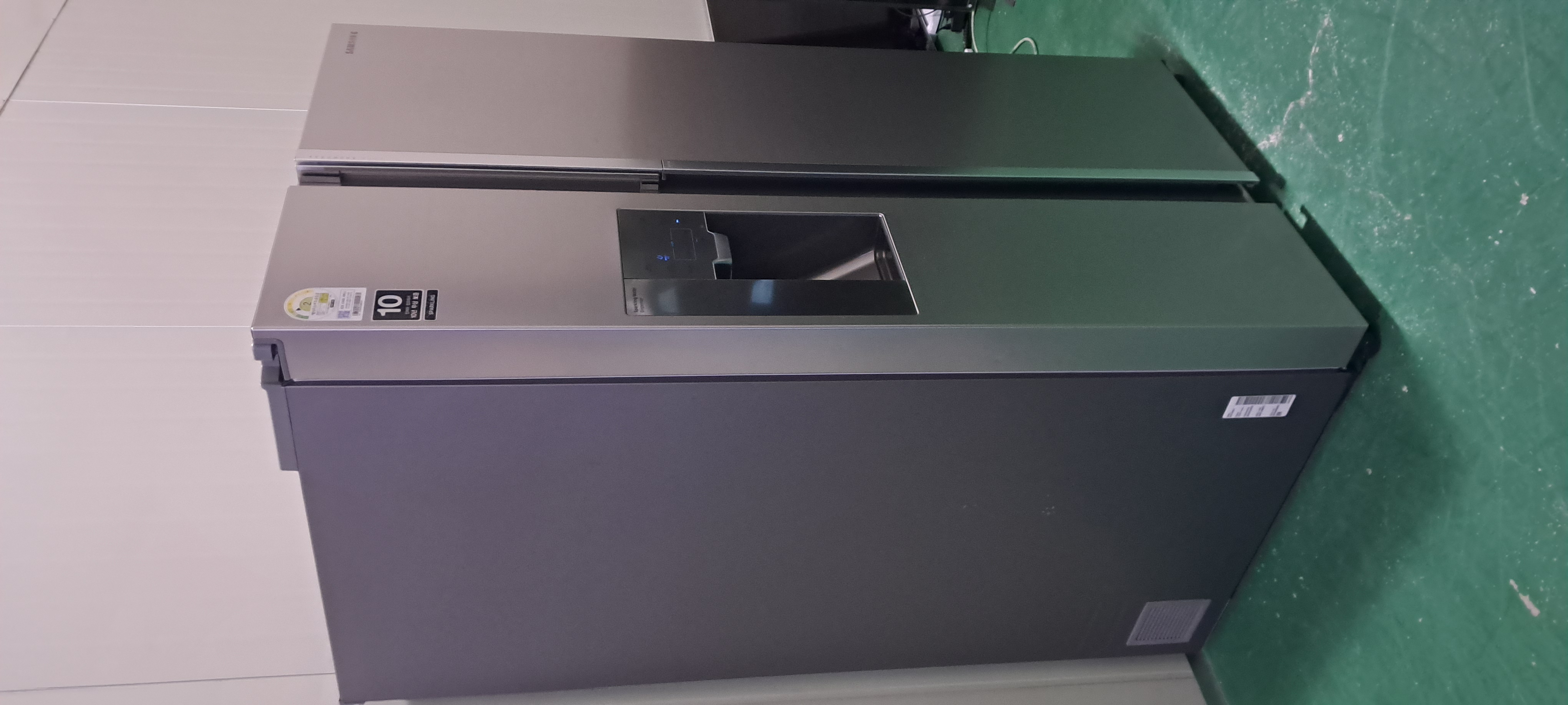 1595 삼성 785L 2도어 정수기양문형냉장고(메탈)--1