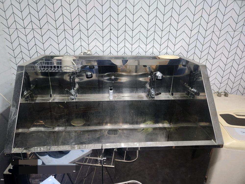 업소용 스테인리스 싱크대 세트 이미지