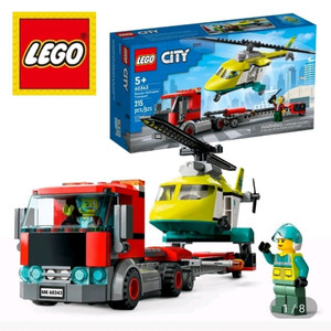 레고 60343 구조 헬리콥터 수송트럭