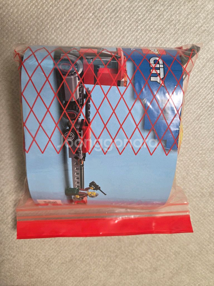 레고 60343 구조 헬리콥터 수송트럭--1